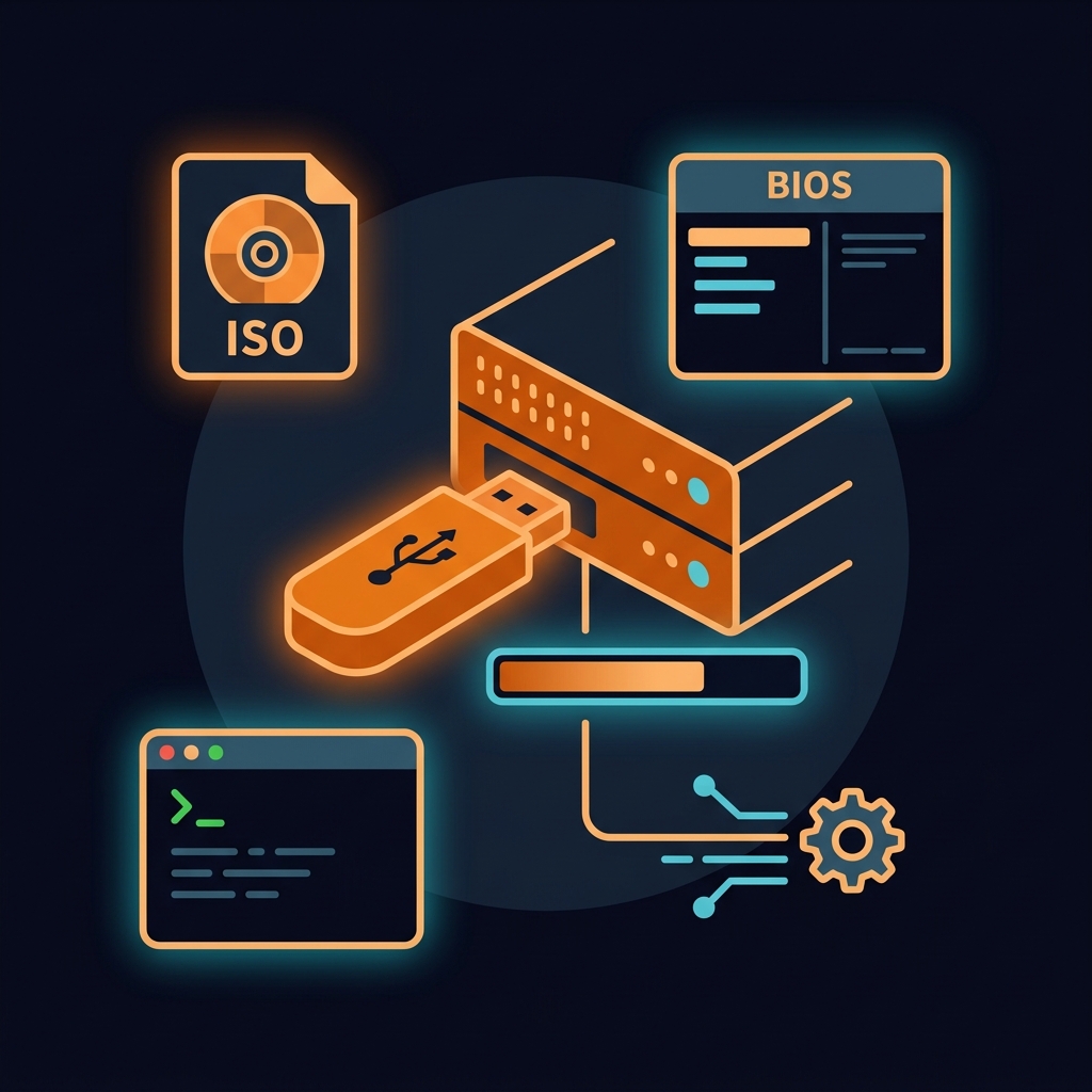 Illustration installation Proxmox VE