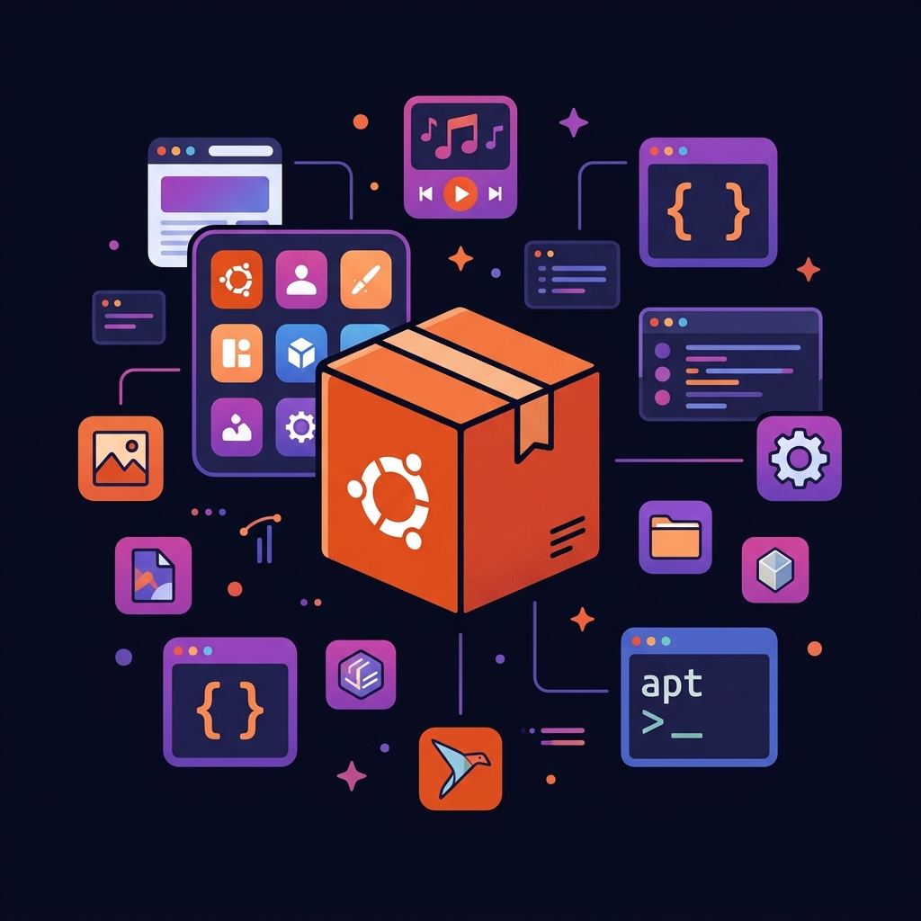 Illustration gestion des logiciels Ubuntu