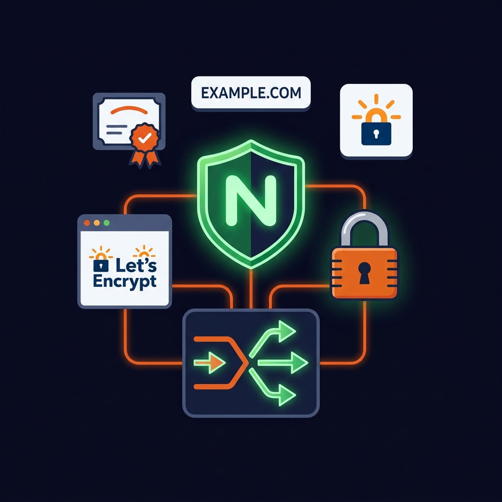Illustration Nginx SSL Reverse Proxy Ubuntu